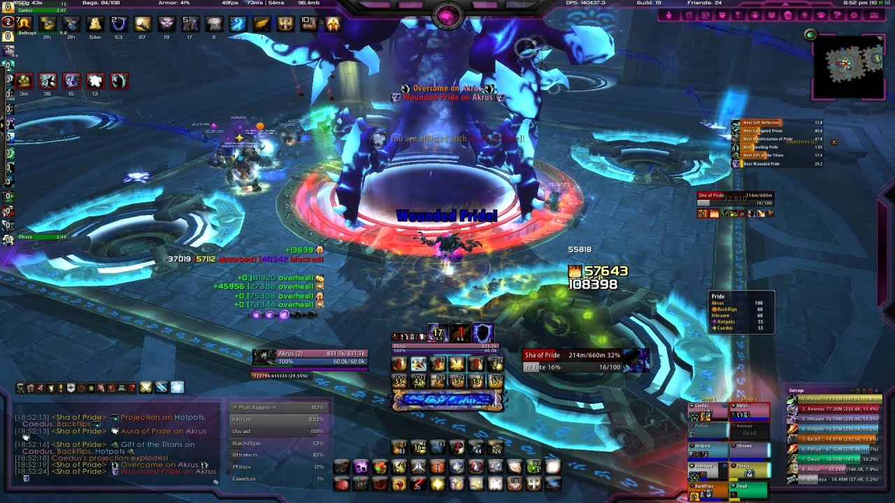 Project Apocalypse vs Sha of Pride Heroic 10man