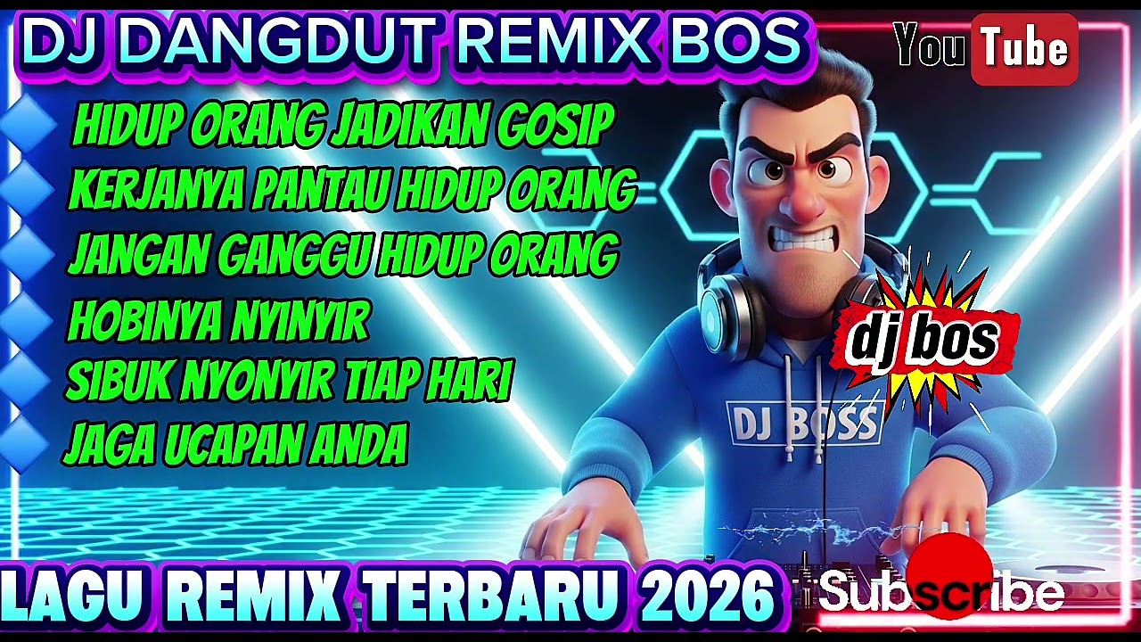 🔴DJ DANGDUT REMIX BOS🔥🎧HIDUP ORANG DI JADIKAN GOSIP🎧#djindonesia2025 
