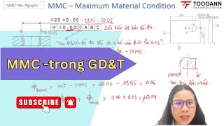 [GD\&T] MMC – Điều kiện vật liệu tối đa