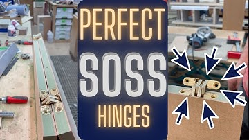 How To Fit Soss Hinges With The Soss Jig.