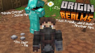 Me Being Cringe In A Minecraft Lobby Origin Realms