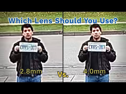 Should you use a 2.8mm or 4mm lens for CCTV? (multiple scenarios tested)