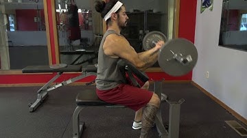 E-z Bar Preacher Curls