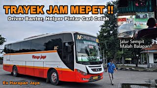 TRAYEK JAM MEPET‼️ Wajib Banter, Harus Pintar Cari Celah!! Trip Margo Joyo Ex Harapan Jaya