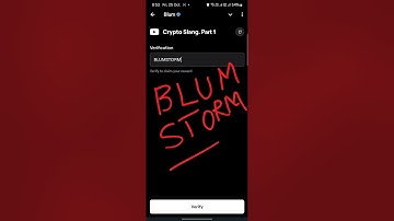 Crypto Slang. Part 1 Blum Video Code | Blum Today Verification Keyword Crypto Slang. Part 1