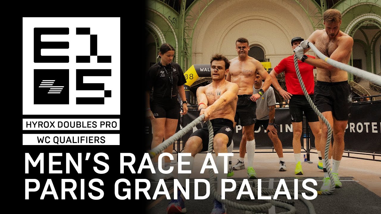HYROX PRO DOUBLES MEN | PARIS GRAND PALAIS | Elite 15 Qualification for Chicago Worlds