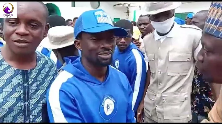 THE MOMENT FEMI ADEBAYO AND ALAO MALAIKA LED T-PUMPY GO GREET EMIR OF ILORIN