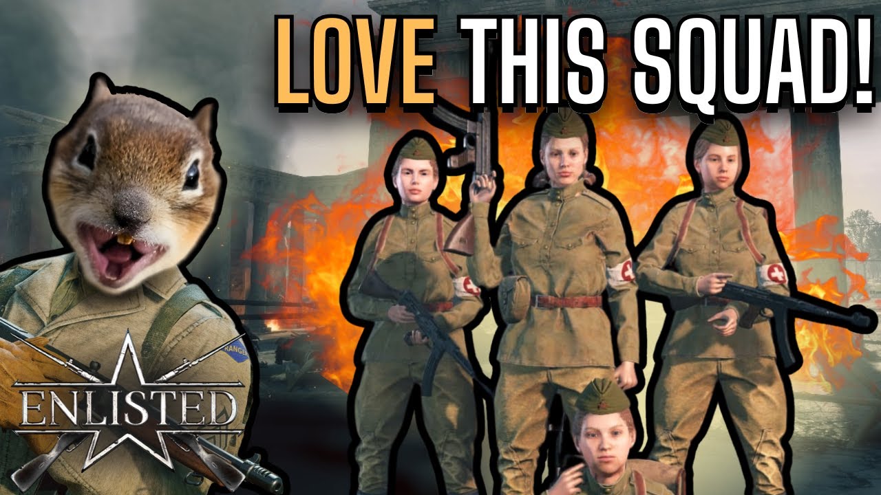 The BEST way to Medic in Enlisted? (Soviet Premium Medic Squad Gameplay)