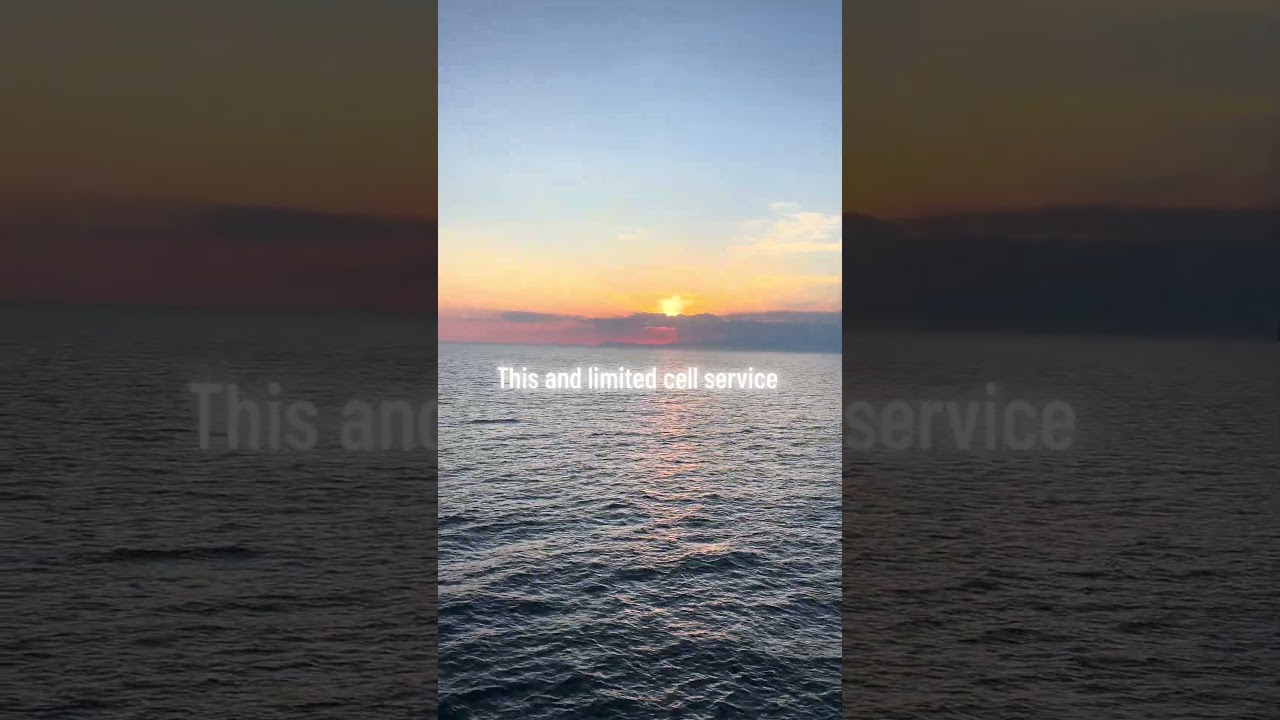 The view from a Regent Cruise