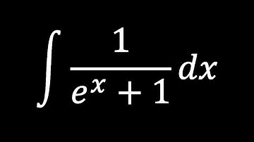 Integral of 1/e^(x)+1 | HV math Academy