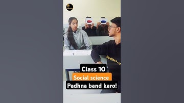 😭Social science PADHNA BAND❌️ #cbse #class10 #socialscience #sst #padhle