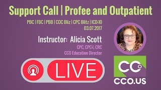 CCO Support Call | Pro Fee and Outpatient | 03.07.2017