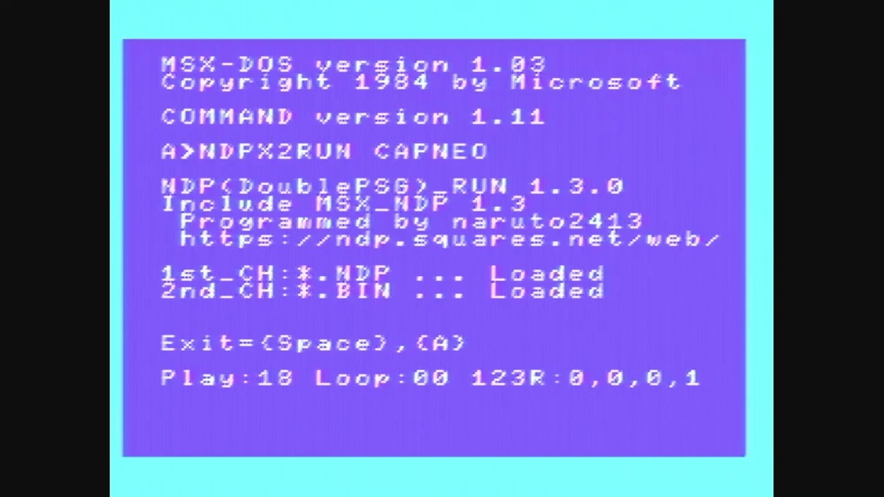 □MSX: Rookie Drive NX を使ってみました｜TKZ80