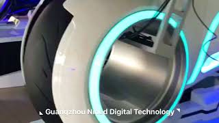 Exciting white vr motor virtual reality racing car game machine from Guangzhou Nined screenshot 4