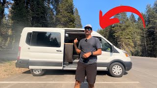 Ford Transit Medium Roof Camper Van Tour (Stealth Build)