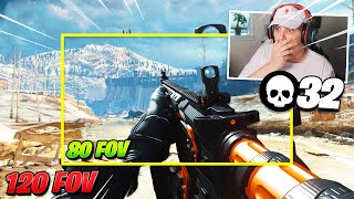 *32 KILLS* CONSOLE 80 FOV CHALLENGE! (Cold War Warzone)