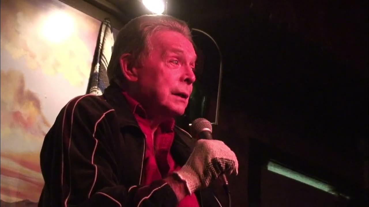 MICKEY GILLEY LIVE FROM HIS BAR SINGING STAND BY ME KARAOKE STYLE
