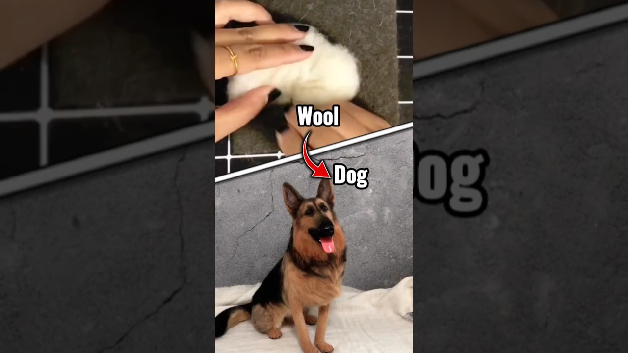 Charlie's Story Wool Dog Replica 