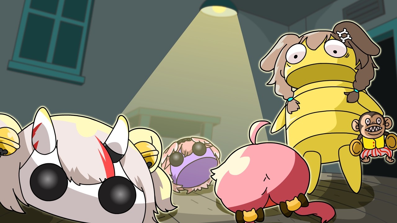 【手描き】ころさんが引き連れてきたバケモンで全滅する余たちw【戌神ころね/百鬼あやめ/さくらみこ/鷹嶺ルイ/R.E.P.O./ホロライブ切り抜き漫画】