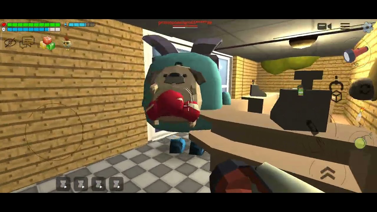 Fnaf 1 con mi papi jugando en chicken gun - YouTube