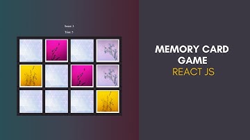 Memory Card Game React js