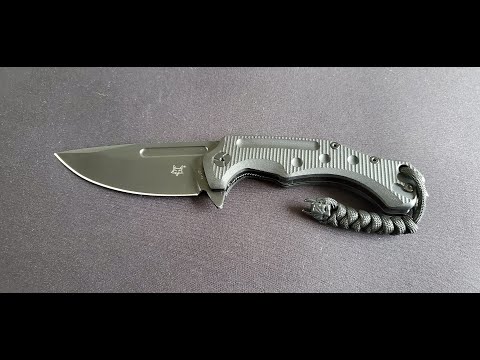 ტაქტიკური საკეცი დანა Fox Knives - Desert Fox FX-520 მოდელი 9.2 სმ ფოლადით/დანის პირით