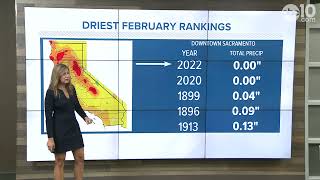 California Drought: Multiple records fall during dry February