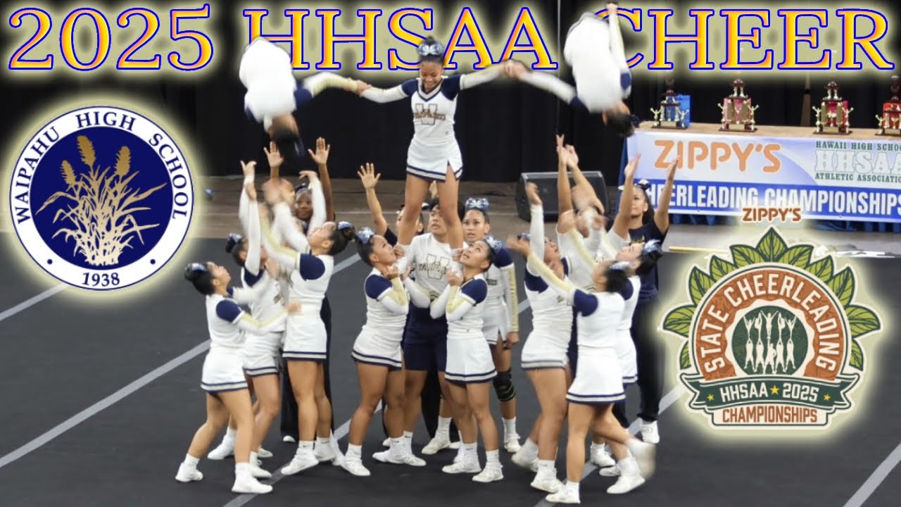 2025 HHSAA Cheer Comp - Waipahu High School [4K]