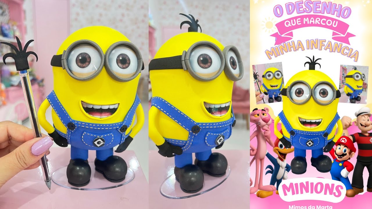 Caneta Minions de Eva | parte 1