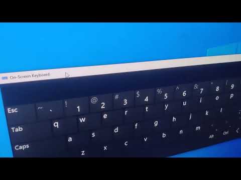 How to open an on screen keyboard in desktop using run osk command