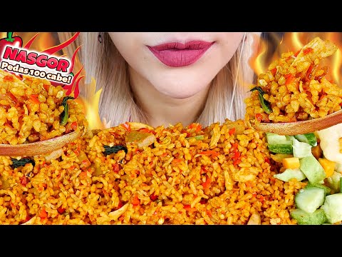 LAMAK BANA❗️ASMR NASI PADANG KOMPLIT 😋🔥 AYAM BALADO, IKAN ASAM PADEH🍗INDONESIAN PADANG RICE
