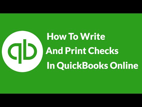 ვიდეო: როგორ ჩავწერო ამოღებული ჩეკი QuickBooks-დან ონლაინ?