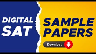 Digital SAT Sample Papers Download - How? screenshot 4