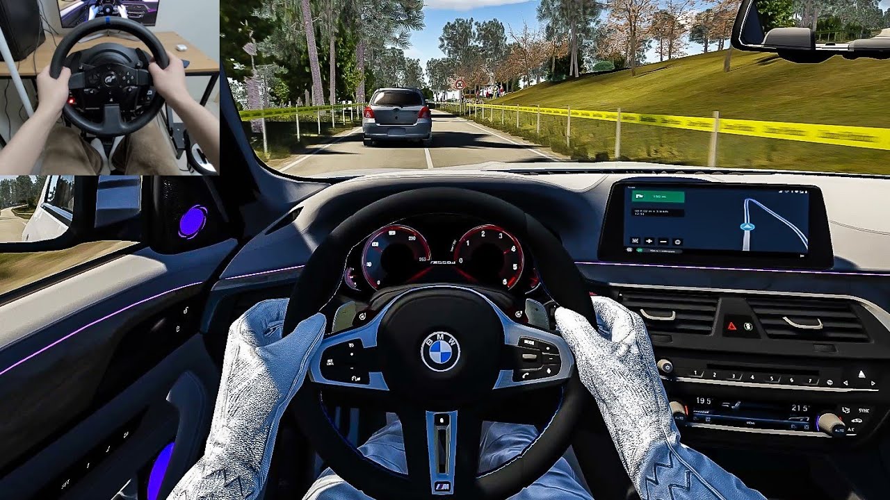Assetto Corsa - 2020 BMW M550d xDrive [Steering Wheel Gameplay] - YouTube