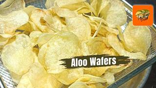 Instant Aloo Chips (Wafers) Recipe | Crispy & Crunchy Homemade Potato Chips