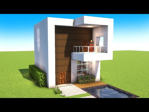 Minecraft - Easy modern house - MANYACRAFT