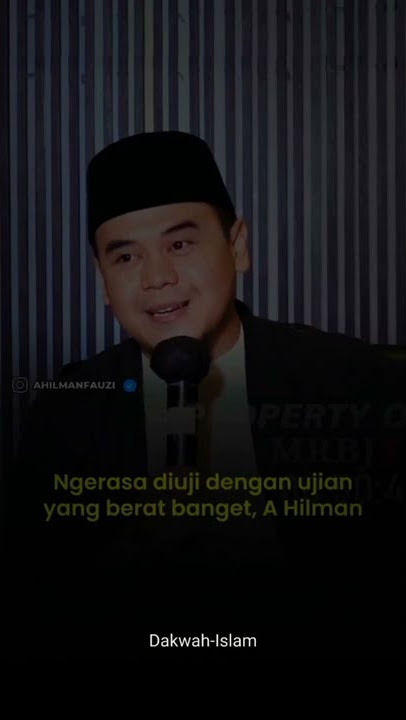 Dakwah Islam || Allah itu tidak akan memberikan Beban melebihi dari Batas Mampu kita