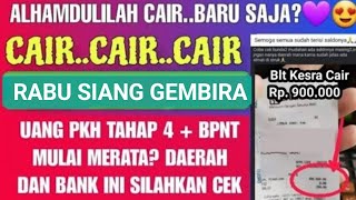ALHAMDULILLAH RABU SIANG CERIA BANTUAN PKH BPNT TAHAP 4 BENAR2 SUDAH CAIR LAGI DIDAERAH INI SIMAK