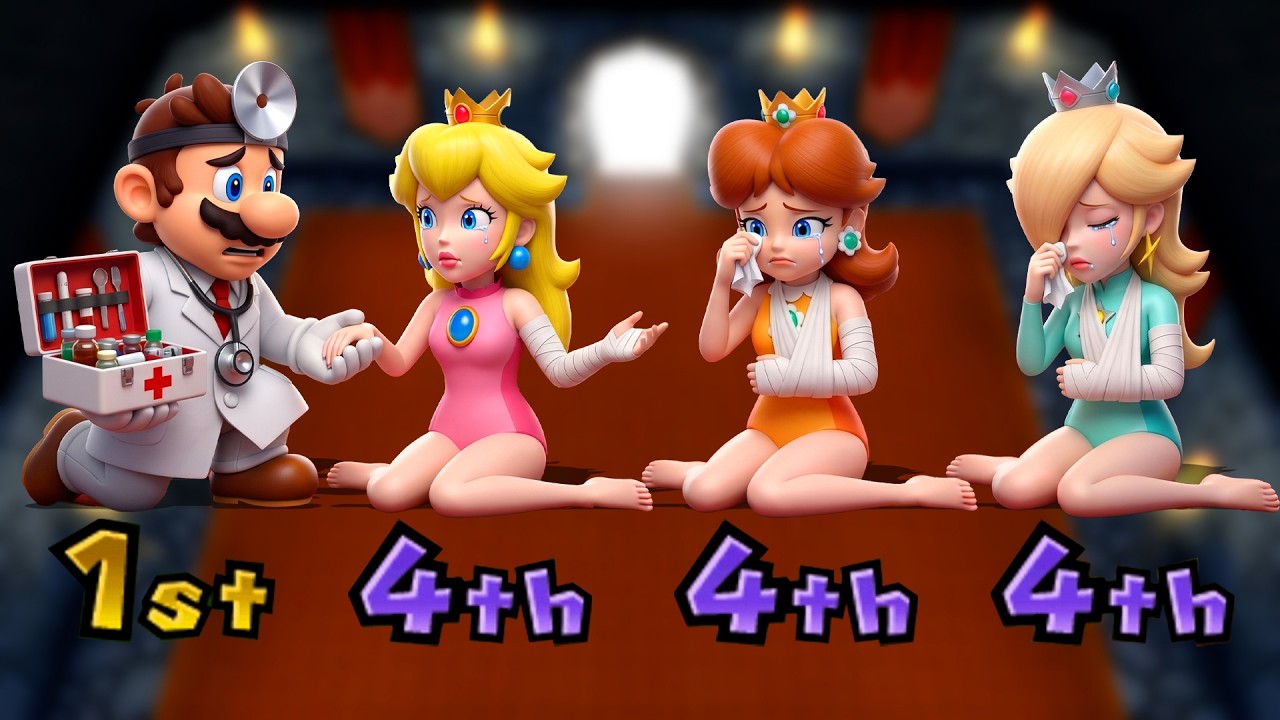【マリオパーティ9】ミニゲーム対決！ドクターマリオ VS 水着ピーチ＆デイジー＆ロゼッタ