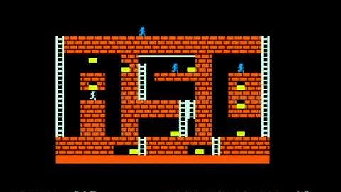 Lode Runner on an ATMega based "home computer"