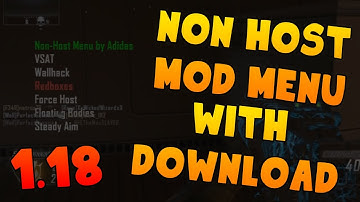 [1.18] Non Host BO2 Mod Menu + DOWNLOAD