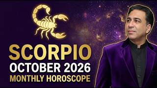 Scorpio October 2026 | Monthly Horoscope Forecast and Predictions by Astrologer Haider Jafri
