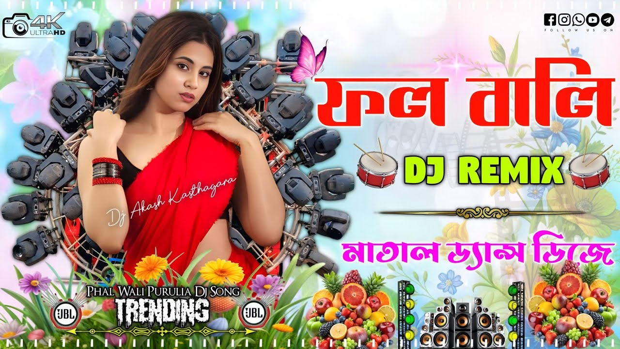 ✅ Purulia Superhit Lok Gaan 🔥 | Phal Wali  | Matal Dance DJ Remix | Hard Bass | DJ Akash
