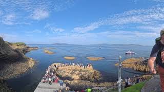 The Steps Down to the Jetty on Staffa Island, Scotland - 12/08/2025 - Insta360 X5 8K