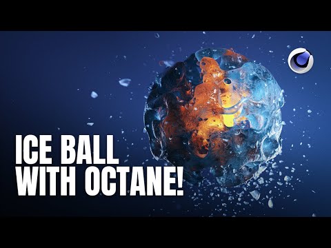 Subsurface Fracturing Ice with Octane - Cinema 4D Tutorial