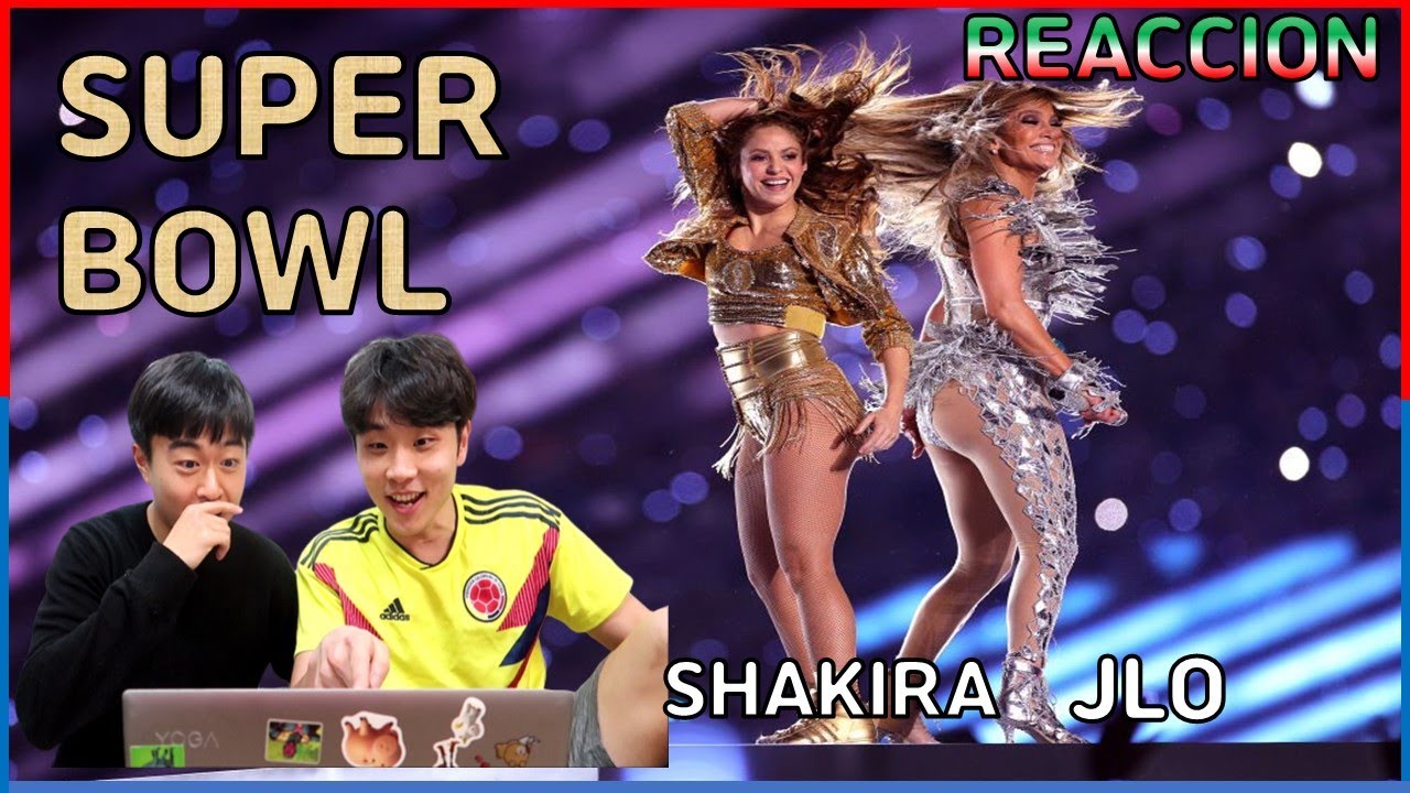 [ENG/SPN] Shakira & JLo's Super Bowl COREANOS REACCION | Halftime Show