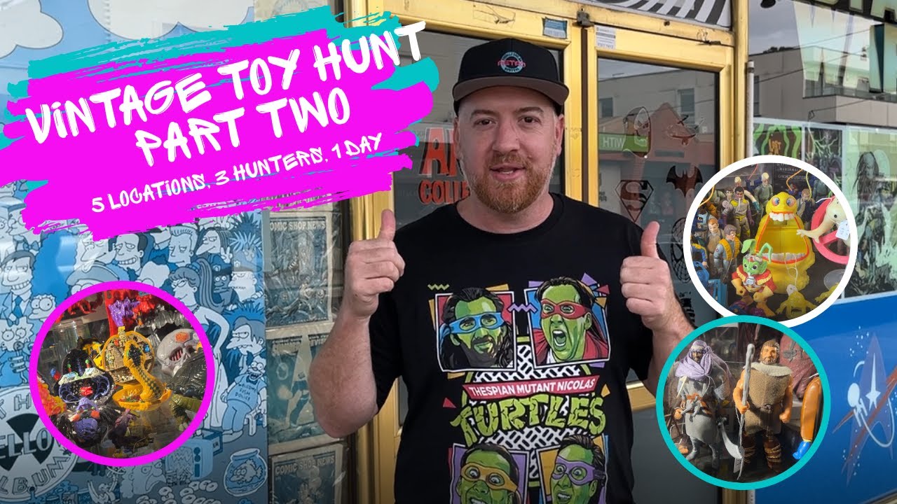 TOY HUNTING in Melbourne, Part Two! Feat. Aron's Collectables, Retro Havens & Flea Markets!