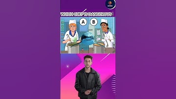 Which chef is dangerous ? #quiztest #quiz #quizzer #riddlesquiz #quiztime #quizzing