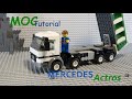 Lego dump truck Mercedes-Benz Actros 4143 8x6 Kipper MOC - Build - Tutorial - lego stop motion