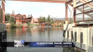 Boat tour of Grand Lake in Colorado